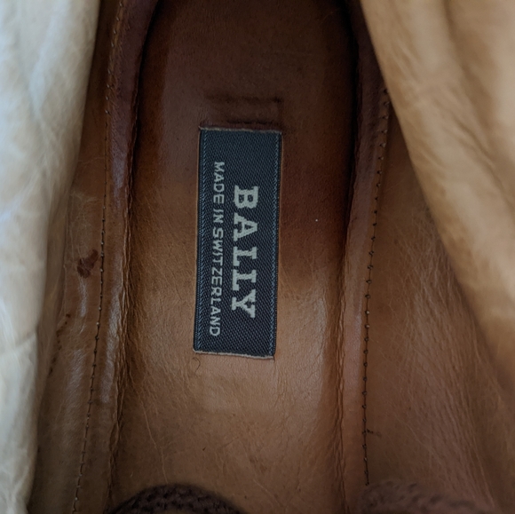 Bally shoes, US 7.5, brown leather/suede - Picture 5 of 6